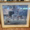 Unpretentious Garden By Gari Melchers Print with Gold Frame