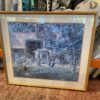 Unpretentious Garden By Gari Melchers Print with Gold Frame