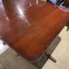 Mahogany Colored Double Pedestal Dining Table