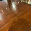 Mahogany Colored Double Pedestal Dining Table
