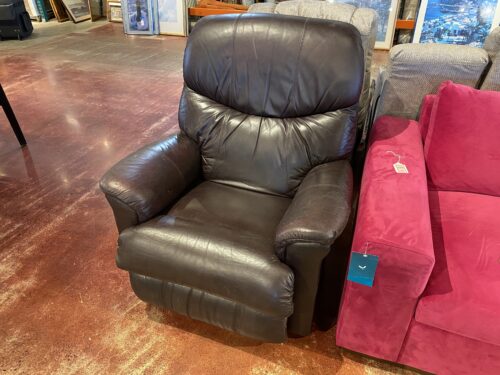 LA-Z-BOY Manual Leather Recliner - Brown