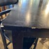 Tall Black Table with Two Matching Chairs