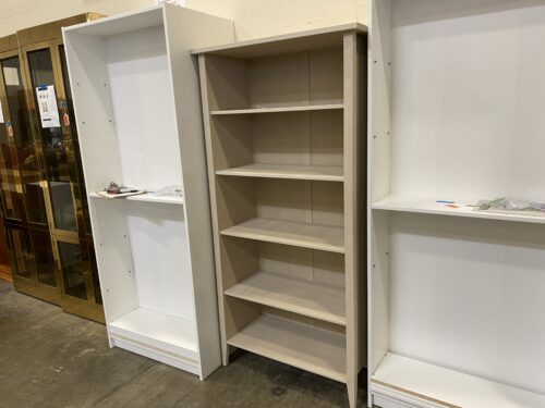 Salinas White 5 Shelf Bookcase
