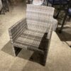 Outdoor Grey Wicker Chair