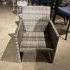 Outdoor Grey Wicker Chair