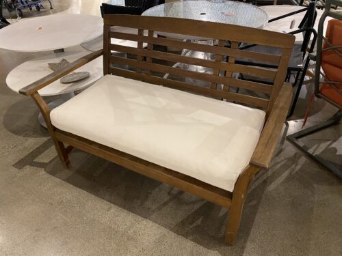 WORLD MARKET  Outdoor Bench with Cushion