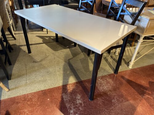 Sleek Rectangular Table with Light Surface