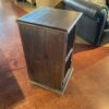 Vintage Wood Wine Rack with Key