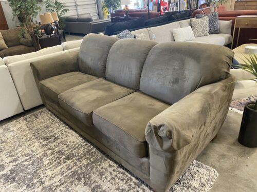 LA-Z-BOY Old School Olive Green 3 Seat Sofa