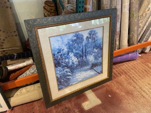 'Palm Garden' by Haibin Miao in Decorative Frame