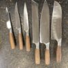 SCHMIDT BROTHERS German Stainless Steel 6 Piece Knife Set with Wooden Handle