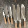 SCHMIDT BROTHERS German Stainless Steel 6 Piece Knife Set with Wooden Handle
