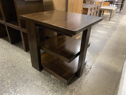 ASHLEY Dark 3-Tier Side Table