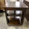ASHLEY Dark 3-Tier Side Table