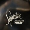 ASHLEY Dark 3-Tier Side Table