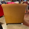 Modern Copper Honeycomb Wingback Armchair