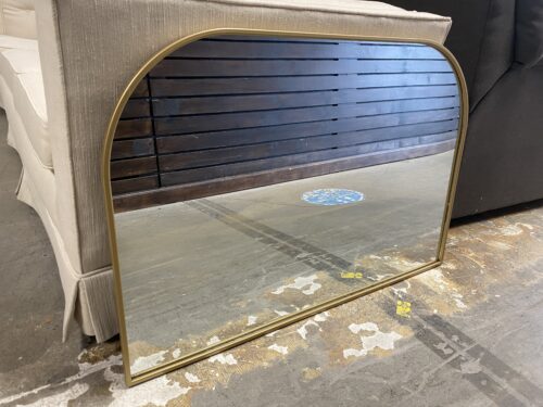 Caskill Arched Brass Wall Mirror