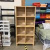 Pine Look Double Stack 4 x 2 Cubbie Shelf