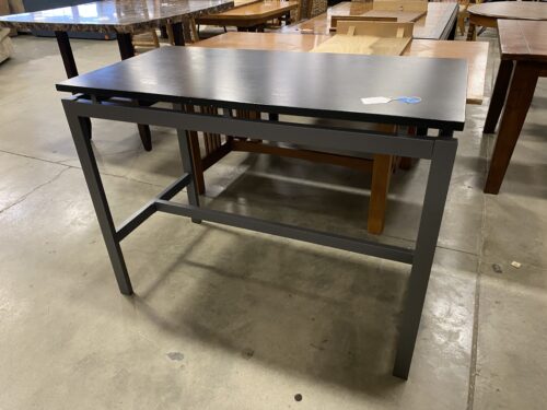 COASTER Black and Silver Counter Height Dining Table