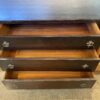 ROCKFORD Locking Vintage Secretary Desk Hutch w/ Key