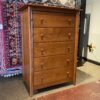 NADEAU Warm Blonde 5-Drawer Tallboy Dresser