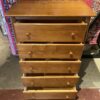 NADEAU Warm Blonde 5-Drawer Tallboy Dresser