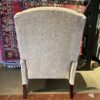 Cream Push-Back Recliner Armchair