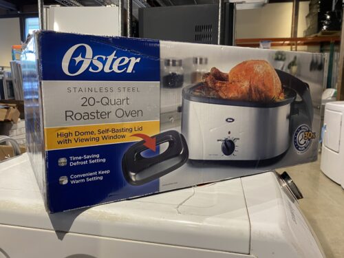 NEW! OSTER 20Qt. Stainless Steel Turkey Roaster