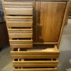 BLACKHAWK Blonde Hard Wood 7-Drawer Armoire