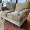 DREXEL Heritage Tan Loveseat w/ Arm Covers
