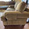 DREXEL Heritage Tan Loveseat w/ Arm Covers