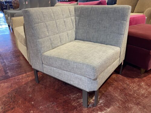 STEELCASE Chic Minimal Grey Corner Chair