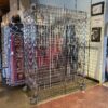 QUANTUM STORAGE SYSTEMS Lockable Rolling Metal Merchandise Cage