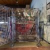 QUANTUM STORAGE SYSTEMS Lockable Rolling Metal Merchandise Cage