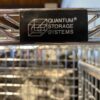 QUANTUM STORAGE SYSTEMS Lockable Rolling Metal Merchandise Cage