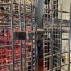 QUANTUM STORAGE SYSTEMS Lockable Rolling Metal Merchandise Cage