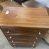 Dark Oak Finished Rustic 5 Drawer Dresser