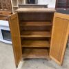 Oaky Vintage Herringbone Grained Armoire