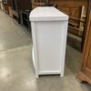TWIN STAR Rossville White TV Stand and Faux Fireplace