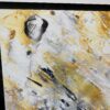 Abstract Gold & Silver Framed Print by Mary Calli