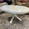 WEST ELM Poppy Classic and Clean White Oval Table