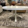 WEST ELM Poppy Classic and Clean White Oval Table
