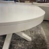WEST ELM Poppy Classic and Clean White Oval Table