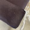 Plum Colored Fabric Loveseat