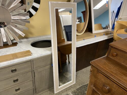 WILLIAMS SONOMA Weathered White Mirror