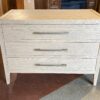 RESTORATION HARDWARE French Contemporary Closed 3-Drawer Nightstand