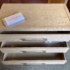 RESTORATION HARDWARE French Contemporary Closed 3-Drawer Nightstand