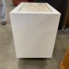 Marble Topped Burl Faced Secert Drawers Nightstand