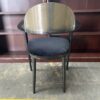 Post Modern Black & Metallic Dining Chair