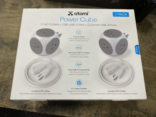 ATOMI 2 Pack of PowerCubes and Cords